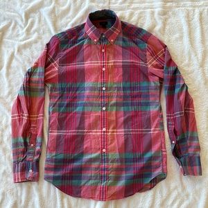 Jcrew madras shirt